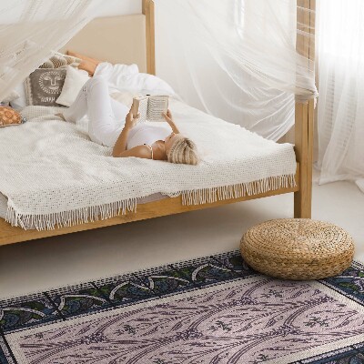 Tapijt vinyl Gotische paarse glas-in-loodramen