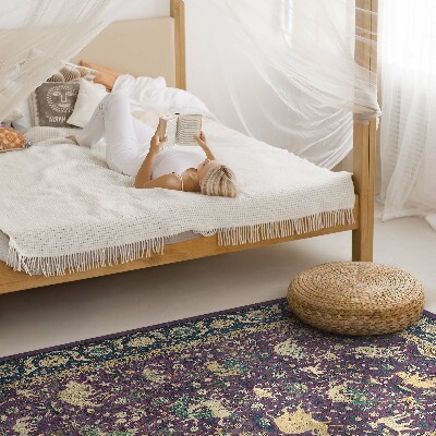 Vinyl vloerkleed Antiek zijden dier