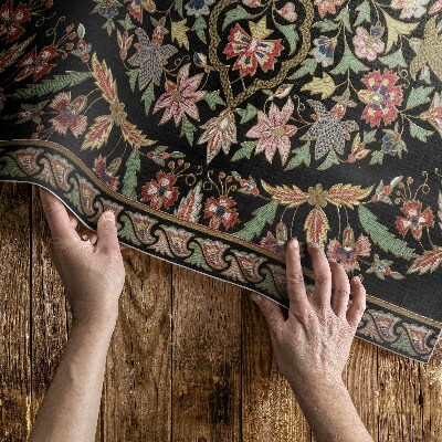 Vinyl tapijt Kleurrijk hippiepatroon