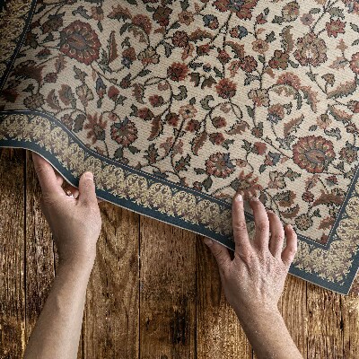 Vinyl tapijt Decoratieve klimopbloemen