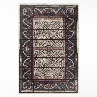 Vinyl tapijt Gotisch ornament van Sir Digby Wyatt