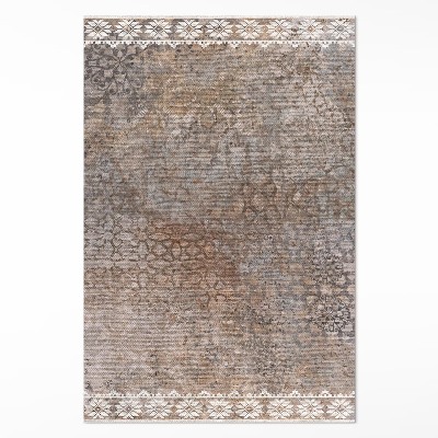 Tapijt vinyl Stoffige, kunstmatig verouderde afdruk