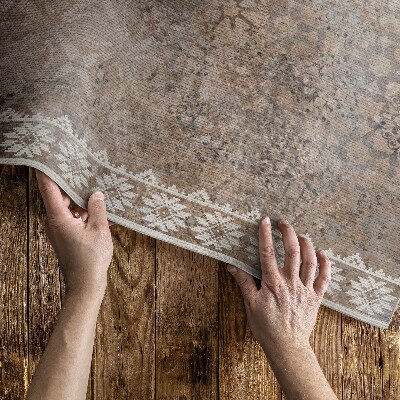 Tapijt vinyl Stoffige, kunstmatig verouderde afdruk