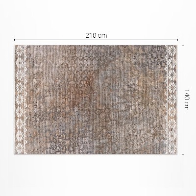 Tapijt vinyl Stoffige, kunstmatig verouderde afdruk