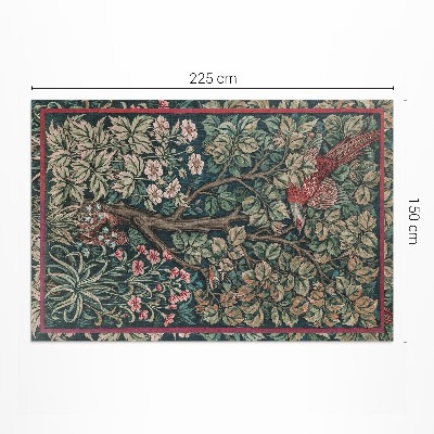 Vinyl vloerkleed William Morris Fazant
