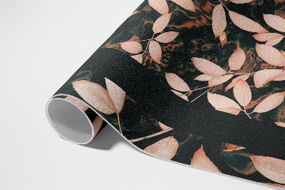 Vinyl tapijt Herfstbladeren boho retro plantenmotief