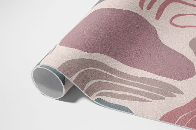 Vinyl vloerkleed Abstracte boho-vlekken pastelvormen