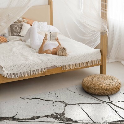 Vinyl tapijt Licht gebarsten marmersteen