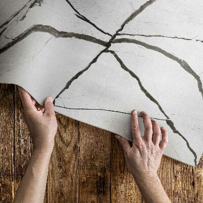 Vinyl tapijt Licht gebarsten marmersteen