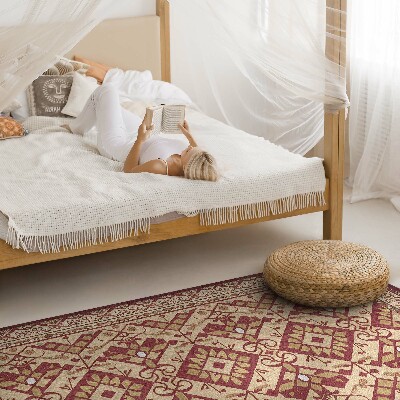 Tapijt vinyl Decoratief patroon in een oude vintage stijl