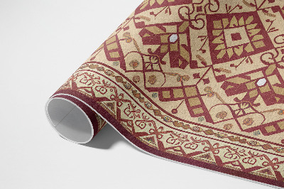 Tapijt vinyl Decoratief patroon in een oude vintage stijl