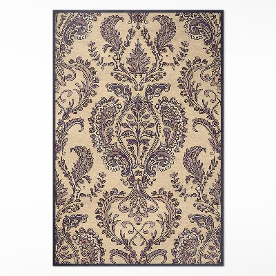 Vinyl tapijt Oud vintage decoratief ornament