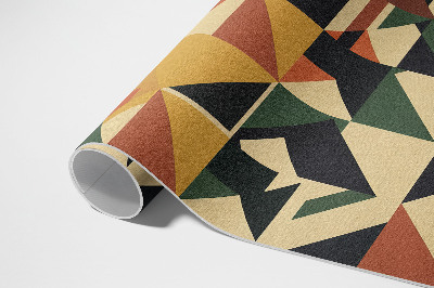 Tapijt vinyl Geometrische kleurrijke retro-abstractie