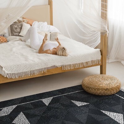 Vinyl tapijt Vintage geometrisch mozaïekpatroon