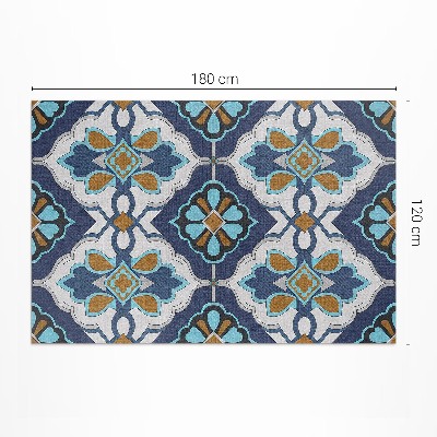 Vinyl tapijt Geometrisch patroon van kleurrijke vintage tegels