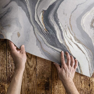 Tapijt vinyl Helder abstract marmerpatroon