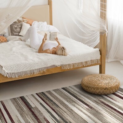 Tapijt vinyl Abstract geschilderde boho verweerde strepen