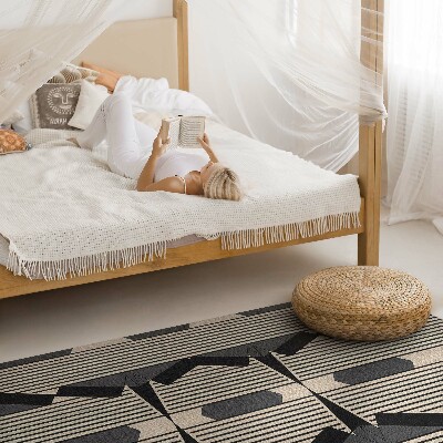 Vinyl tapijt Vintage lineaire compositie