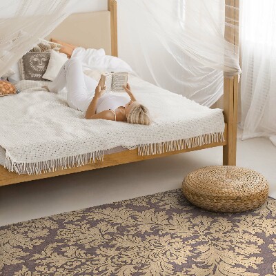 Vinyl vloerkleed Rijke bloemenversiering, elegante vintage