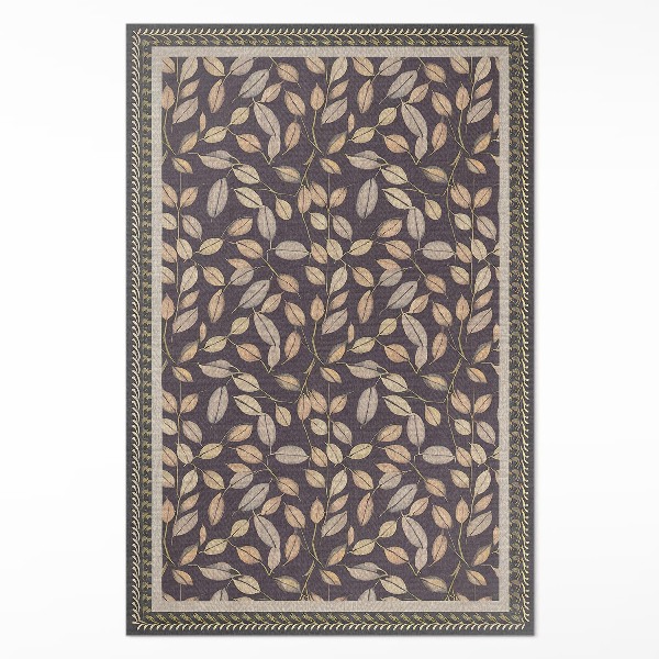 Tapijt vinyl Herfstbladeren vegetatie vintage