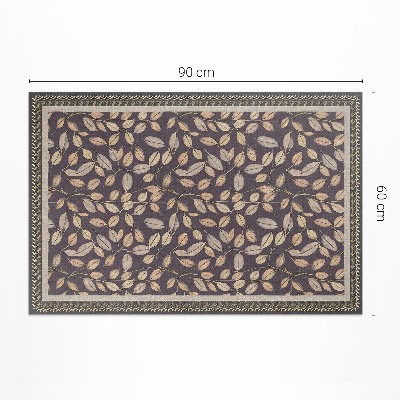 Tapijt vinyl Herfstbladeren vegetatie vintage