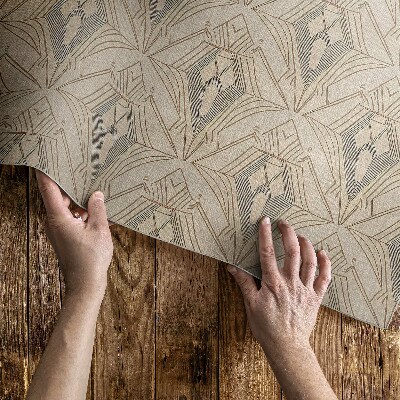 Vinyl tapijt Geometrisch vintage patroon