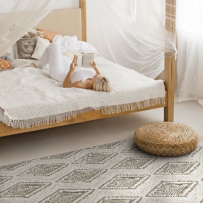 Tapijt vinyl Regelmatig geometrisch ornamentpatroon