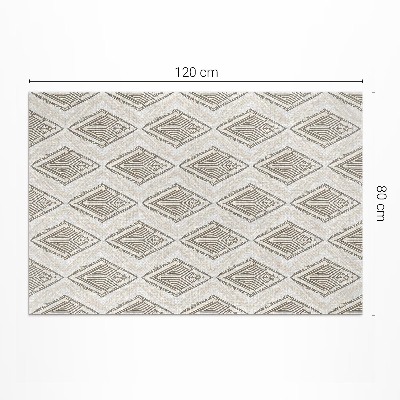 Tapijt vinyl Regelmatig geometrisch ornamentpatroon