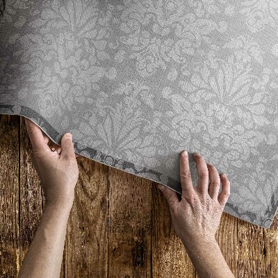 Vinyl vloerkleed vintage plantenornament