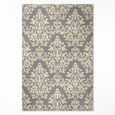 Tapijt vinyl Dichte, decoratieve vintage plantenmotieven