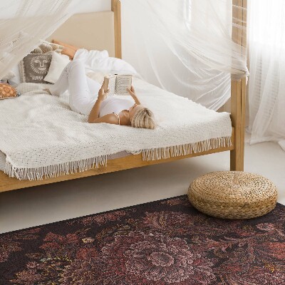 Vinyl tapijt Vintage ornament bloemstuk