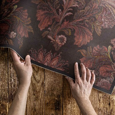 Vinyl tapijt Vintage ornament bloemstuk