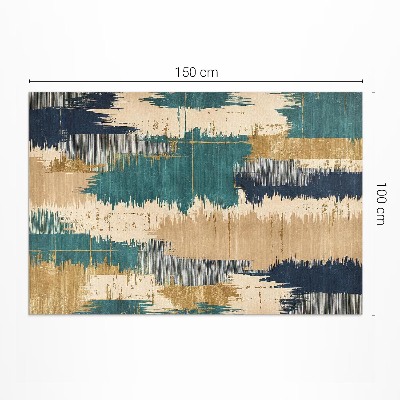 Vinyl vloerkleed Abstracte vlekken, sporen van gekrast verf