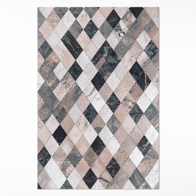 Tapijt vinyl Decoratieve stenen ruitmozaïektegels