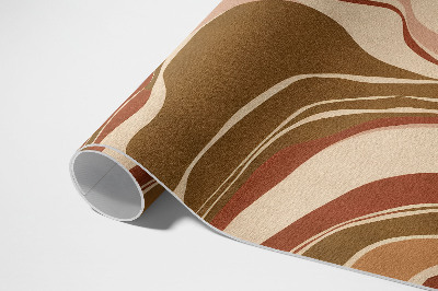 Tapijt vinyl Abstracte vlekken in boho-kleuren