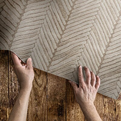 Vinyl vloerkleed Indiase visgraatvlecht boho vintage