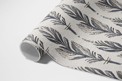 Vinyl tapijt Indiase veren in boho-stijl