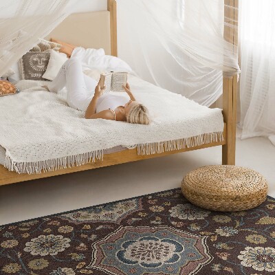 Vinyl tapijt Bloemen en planten sierlijk vintage patroon