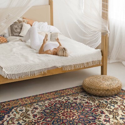 Tapijt vinyl Decoratieve plantenornamenten in Turkse stijl