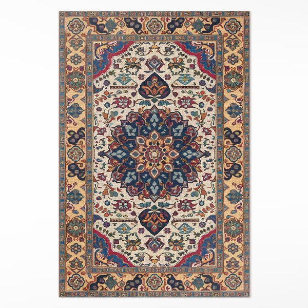 Vinyl vloerkleed Ornament in Perzische stijl