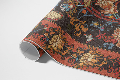 Vinyl tapijt Vintage bloemenornament