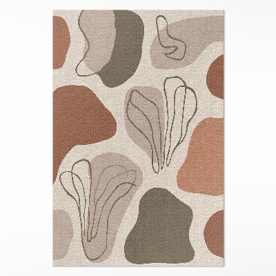 Vinyl tapijt Onregelmatige abstracte boho-vlekken