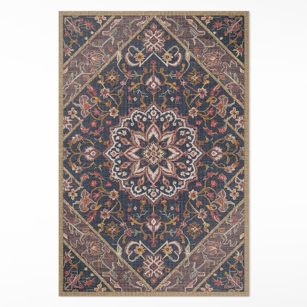 Tapijt vinyl Rijkelijk versierd met ornamenten in Turkse stijl