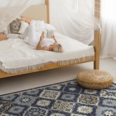 Tapijt vinyl Rijkelijk versierde tegels in Marokkaanse stijl