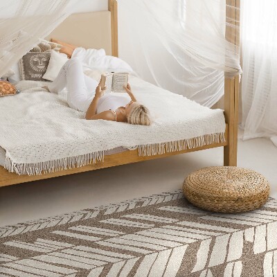 Vinyl vloerkleed Indiaas patroon, boho-vlecht, abstract