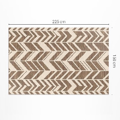 Vinyl tapijt Indiaas boho-patroon met decoratieve sporen