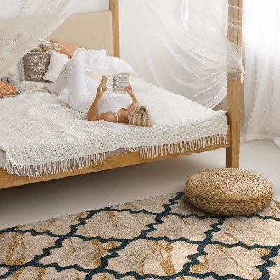 Tapijt vinyl Arabesque marmer Marokkaanse stijl mozaïek