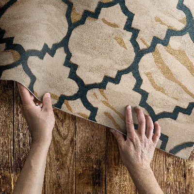 Tapijt vinyl Arabesque marmer Marokkaanse stijl mozaïek