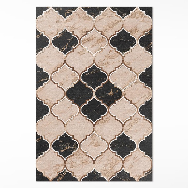 Vinyl vloerkleed Arabesque marmermozaïek Marokkaanse stijl