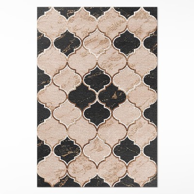 Vinyl vloerkleed Arabesque marmermozaïek Marokkaanse stijl